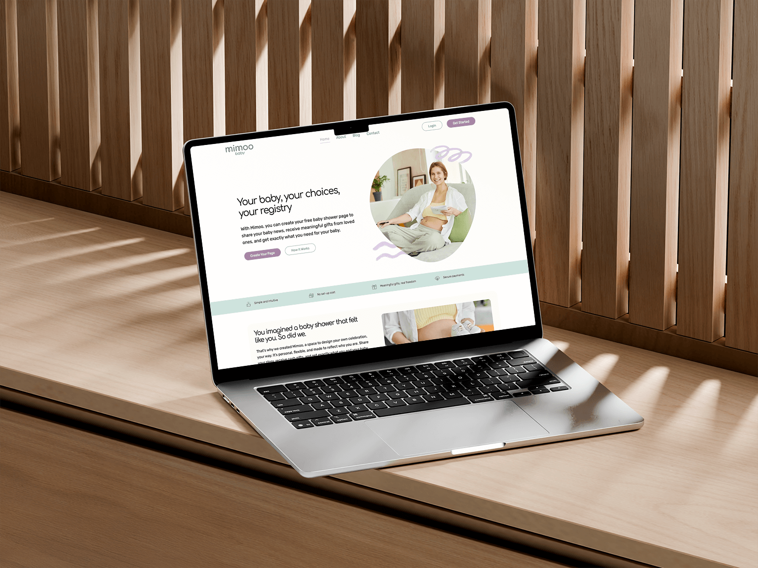 Mimoo Baby - Branding and UX/UI Project