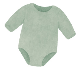 Watercolor onesie illustration